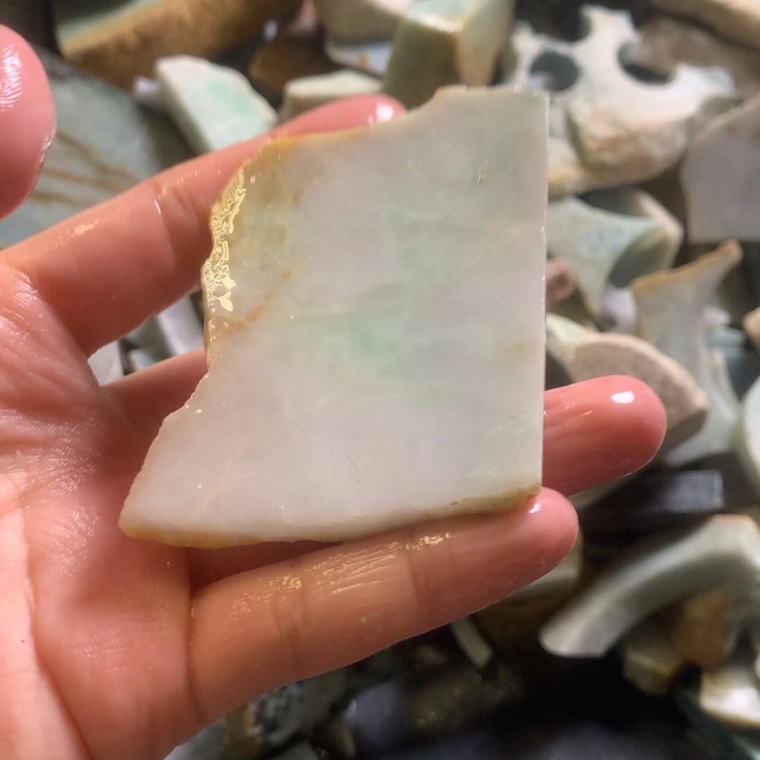 翡翠颈饰未镶嵌缅甸翡翠