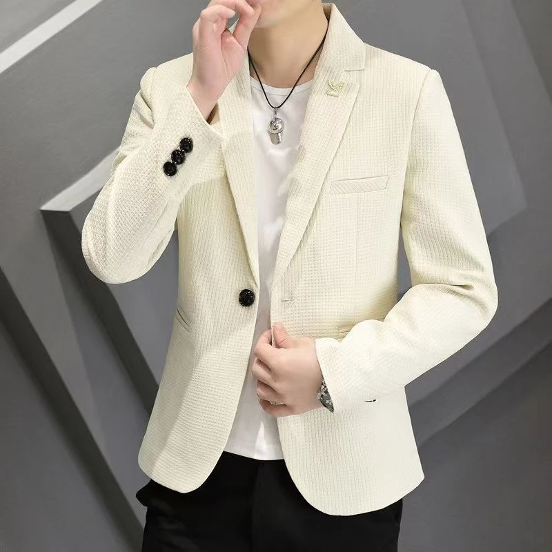 G 800-999 男西服男士春秋时尚休闲百搭春季修身韩版
