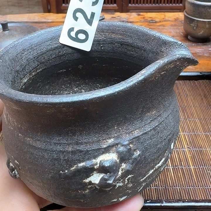 纯手工制作粗陶茶具