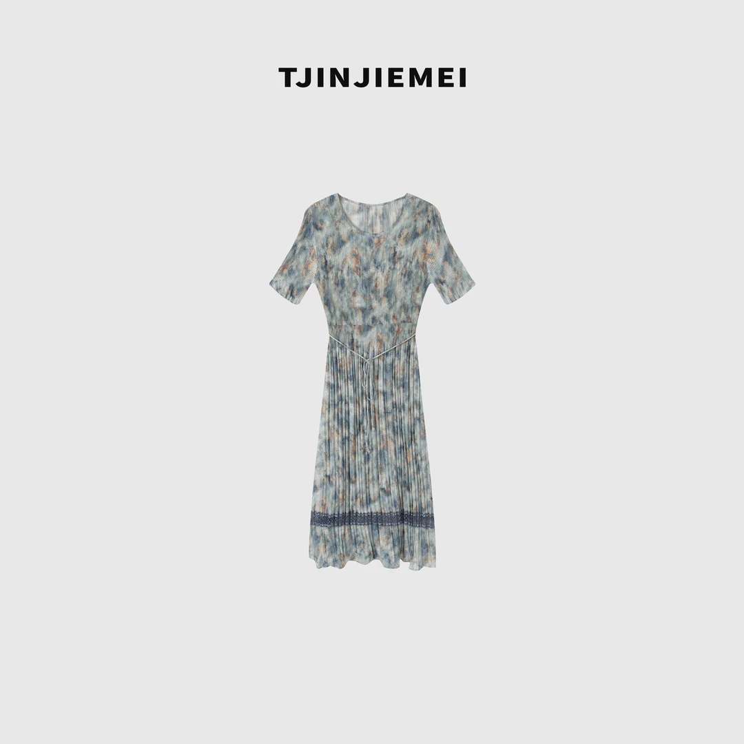 T井姐妹【幻境】夏季新款优雅气质显瘦连衣裙LYQ2505-3323