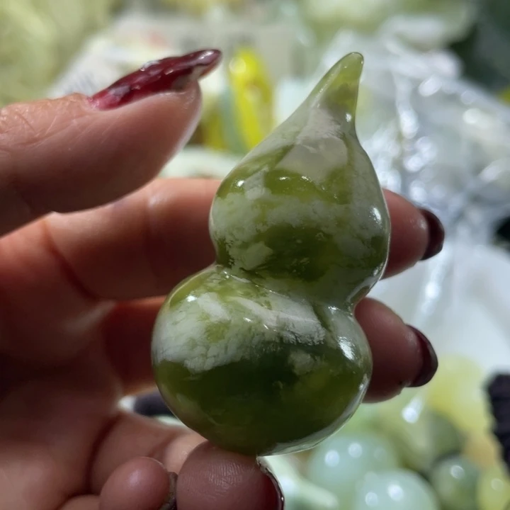 岫玉未镶嵌手把手把