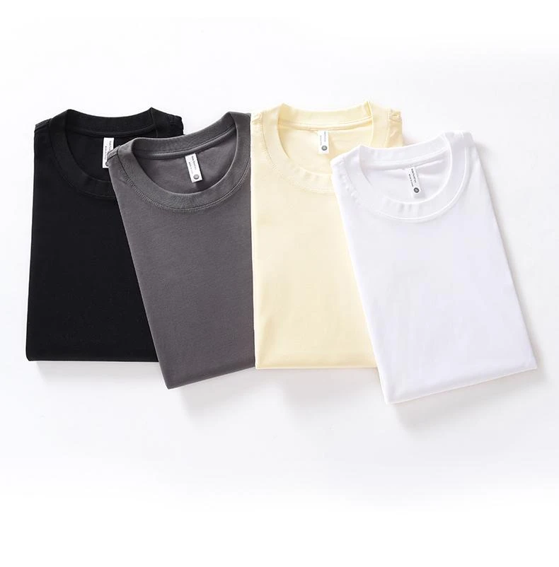 三防拍一发二夏天纯色短袖透气白色百搭纯棉男士圆领打底衫内搭