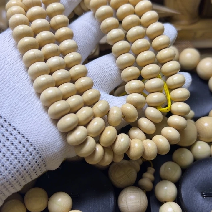 木质类五台山六道木原木精品1.2算盘108