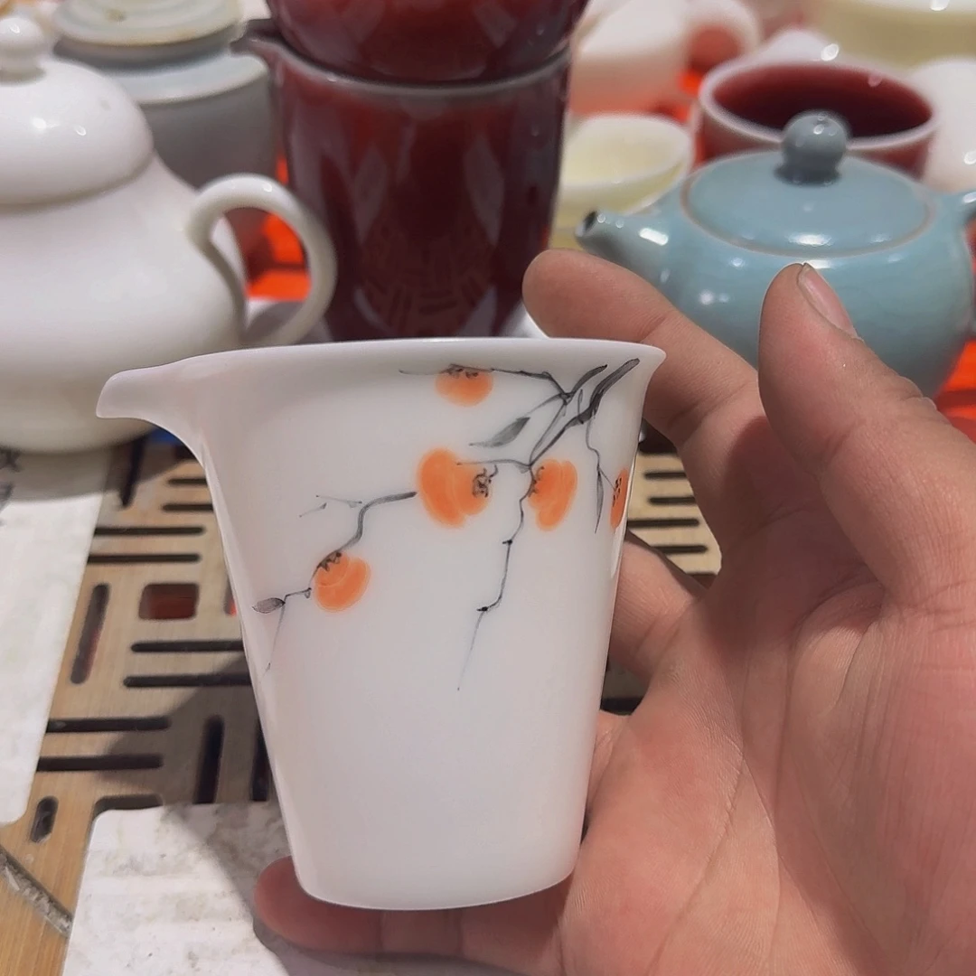 瓷片瑕疵茶具，介意勿拍