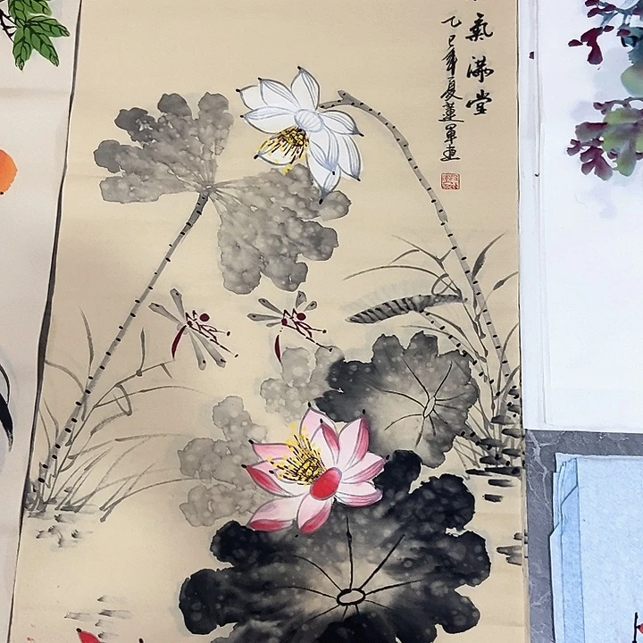 小周画廊的直播间