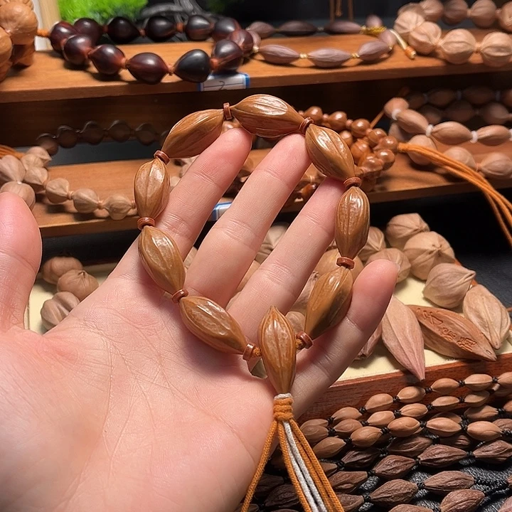橄榄核手串/手链四花1.5