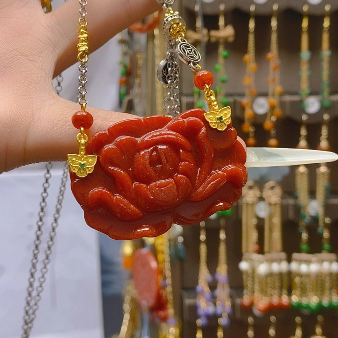 翡翠合金耳饰翡翠