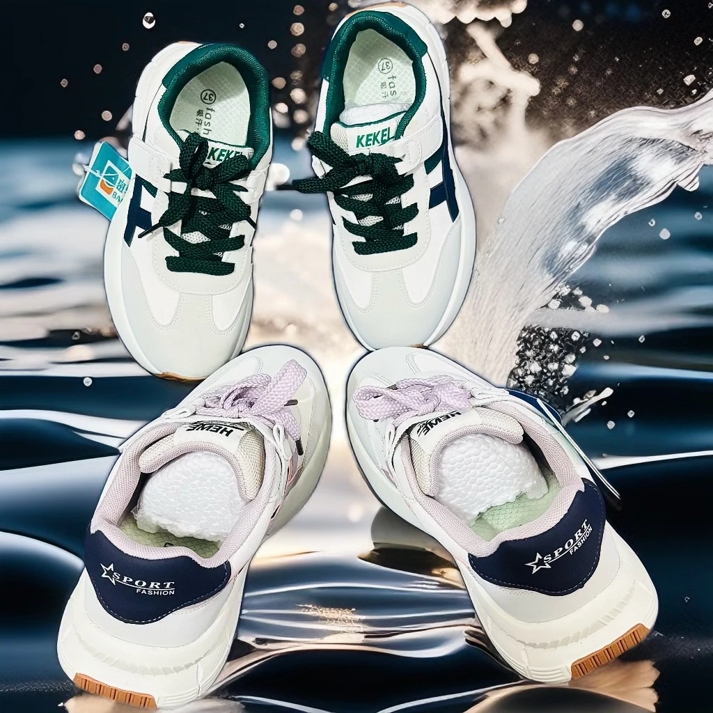 2025冬季二棉新款儿童运动鞋男女童阿甘鞋跑步软底鞋子