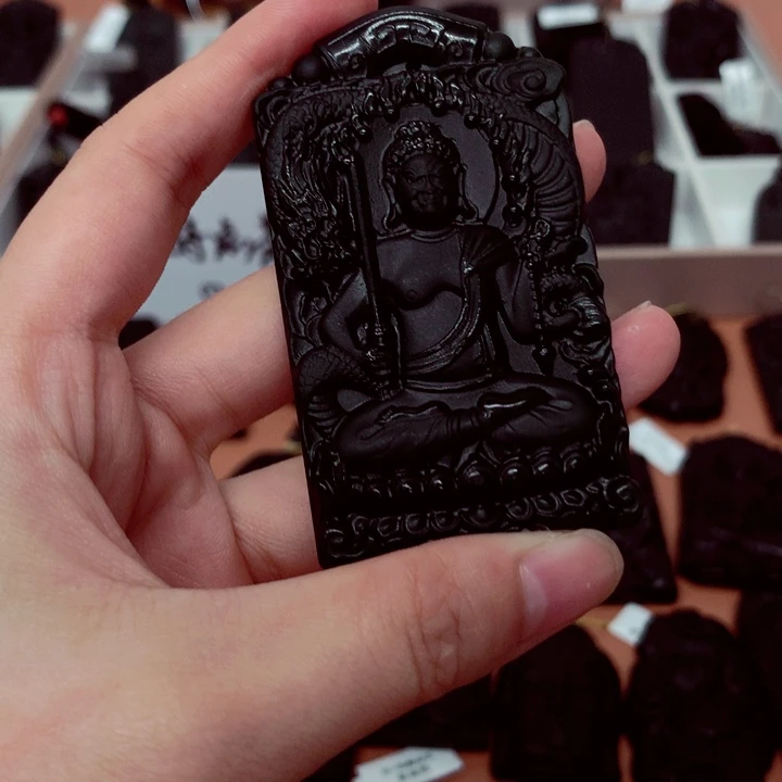 天然缅料a货钢琴黑特色题材挂件