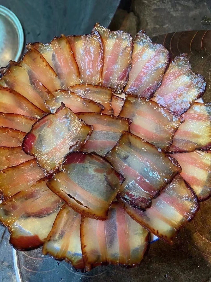 贵州风味腊肉懒人速食腊肉片腊肉丁切片切丁地道老烟肉烟熏肉