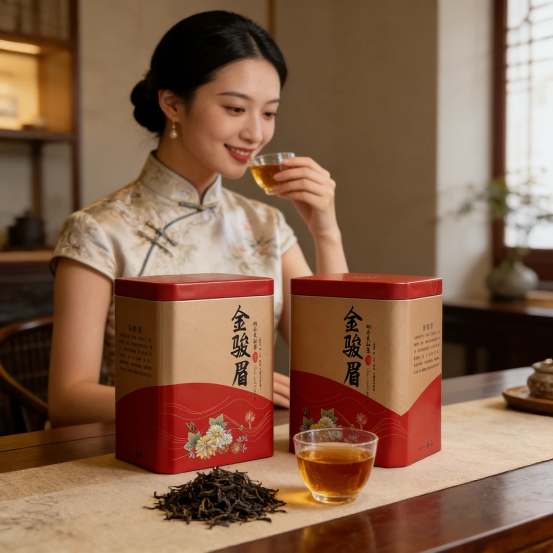 古工福建高山茗茶金骏眉红茶蜜香型新茶叶经典好品鉴装到手2罐