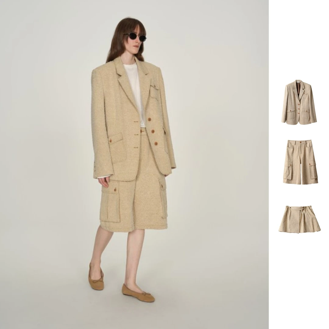 ICE 25早秋新品翻领西装BS01/短裤PA32/短裙SK44时尚百搭