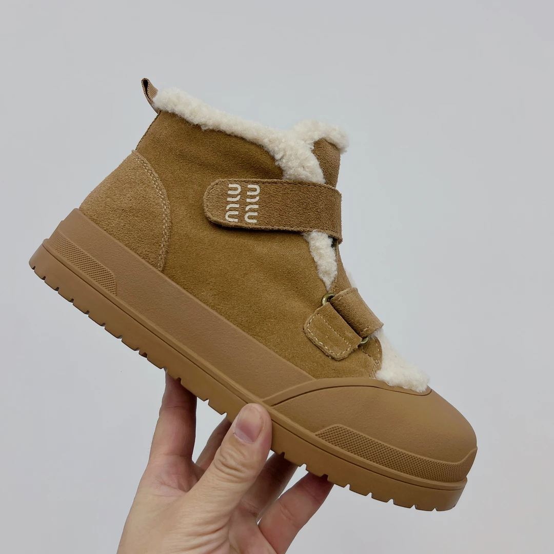 6731中筒加绒勃肯雪地棉鞋