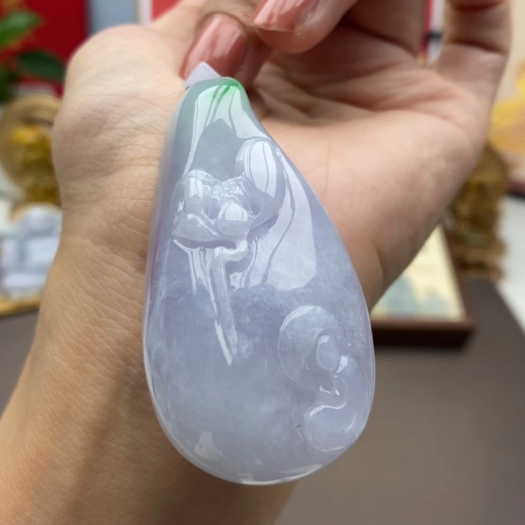 翡翠未镶嵌颈饰吊坠49