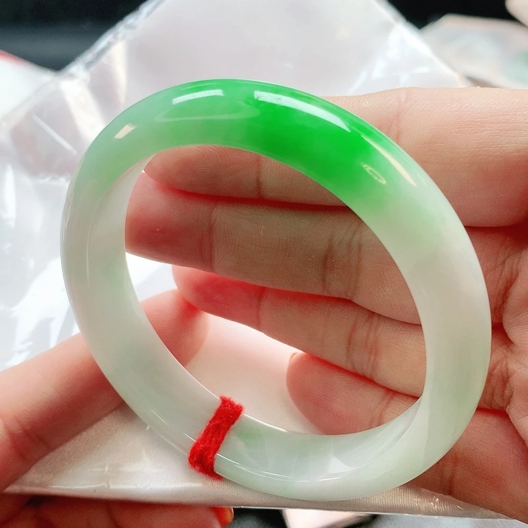 未镶嵌手镯翡翠正圈1542