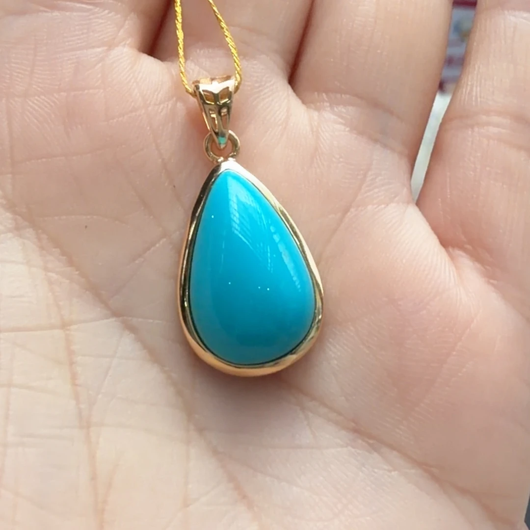 绿松石未镶嵌颈饰