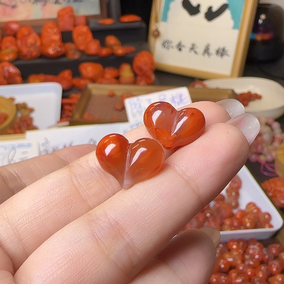 南红玛瑙未镶嵌吊坠(不含链)