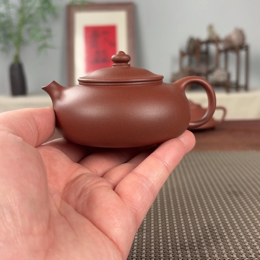 紫砂茶壶黄龙山原矿紫砂壶150