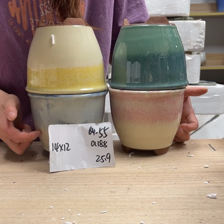 紫砂花盆多肉花盆微瑕55