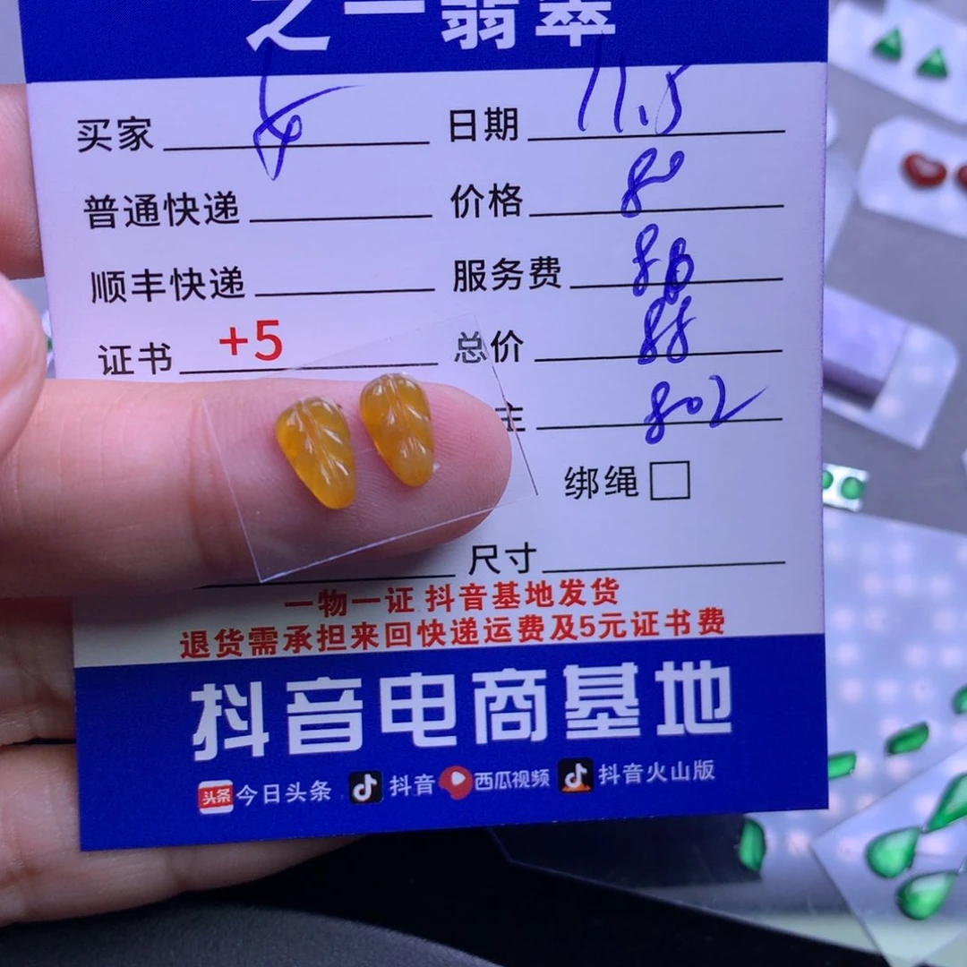 颈饰未镶嵌翡翠女****O