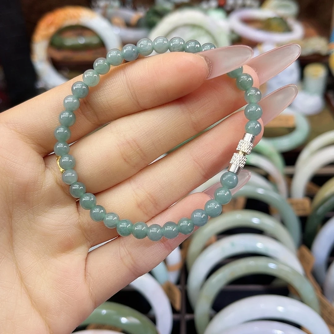 翡翠未镶嵌手链手链
