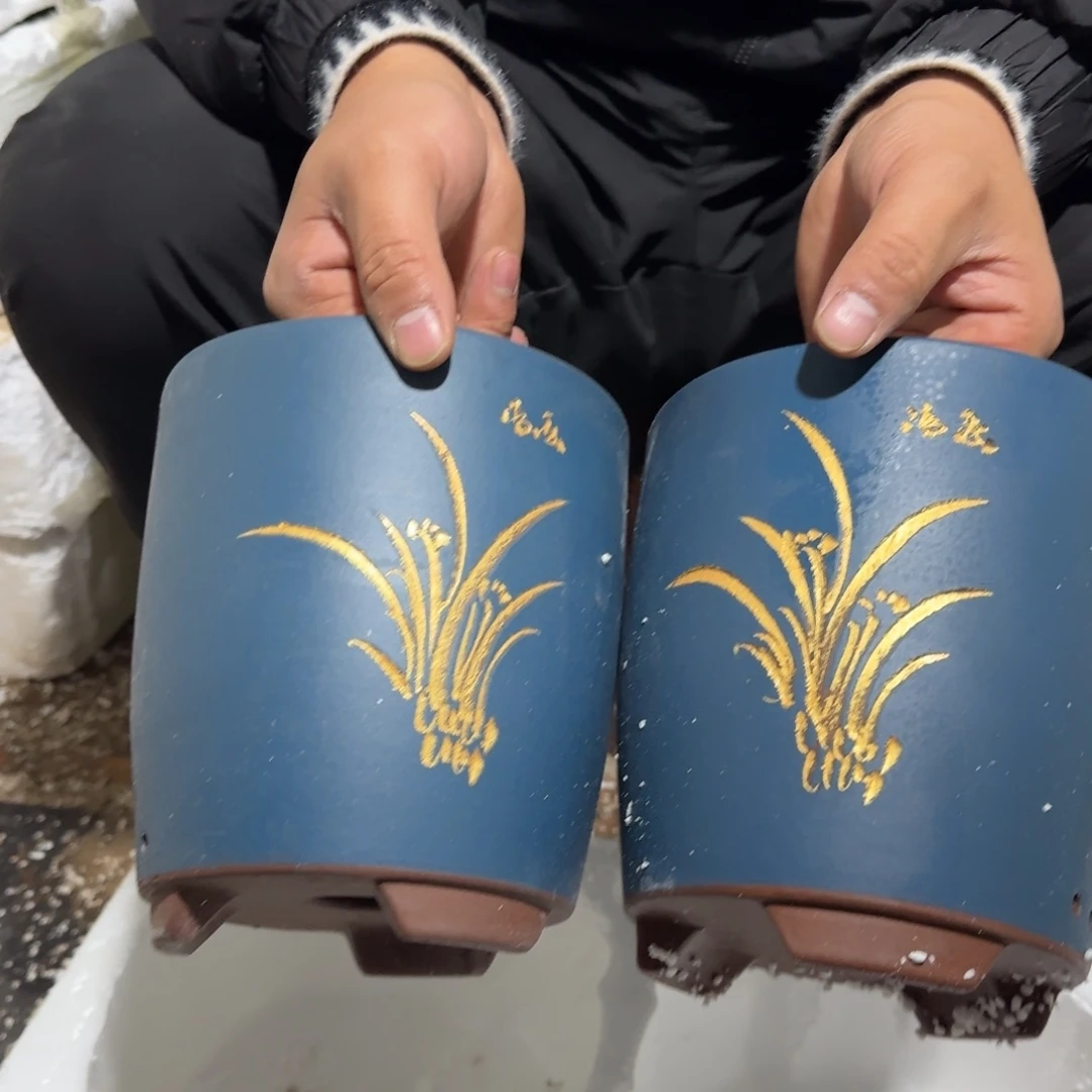 紫砂花盆瑕疵是我自己