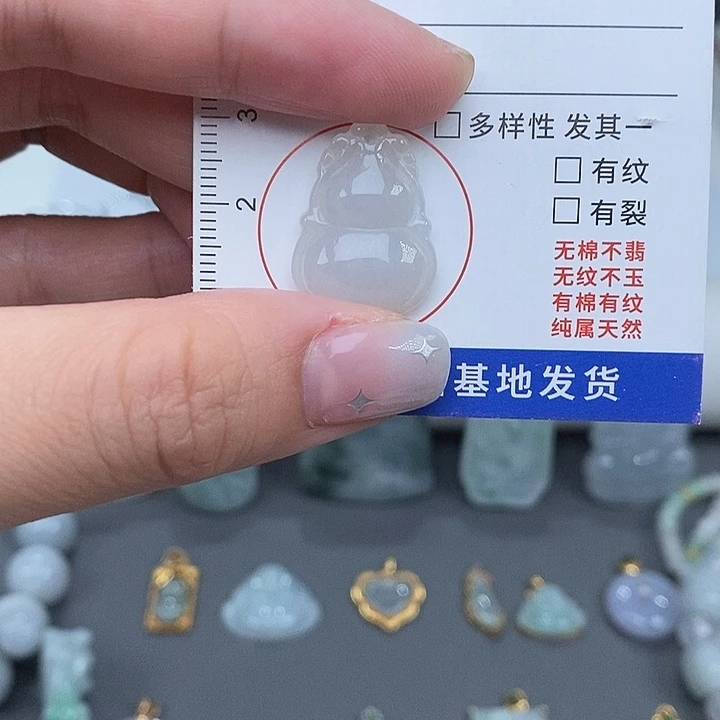 翡翠未镶嵌颈饰12345678