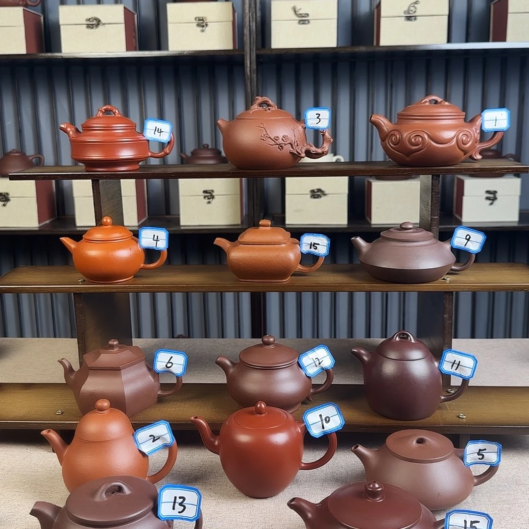 紫砂茶壶拙作石瓢紫泥