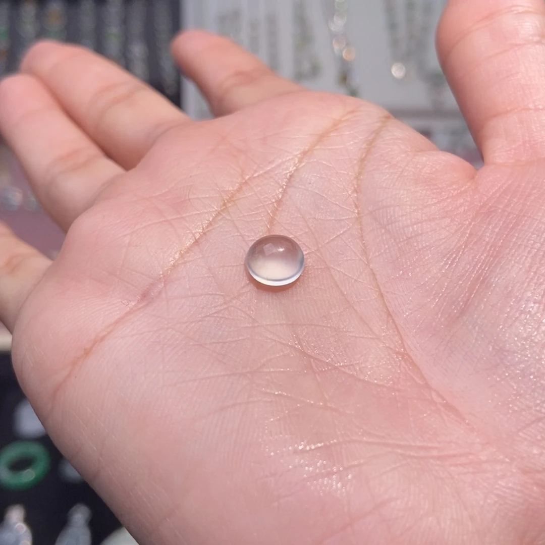 翡翠裸石纯天然缅甸翡翠A货蛋面