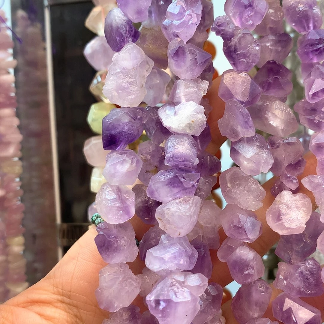 玛瑙/玉髓合金珠宝半成品紫水晶晶牙