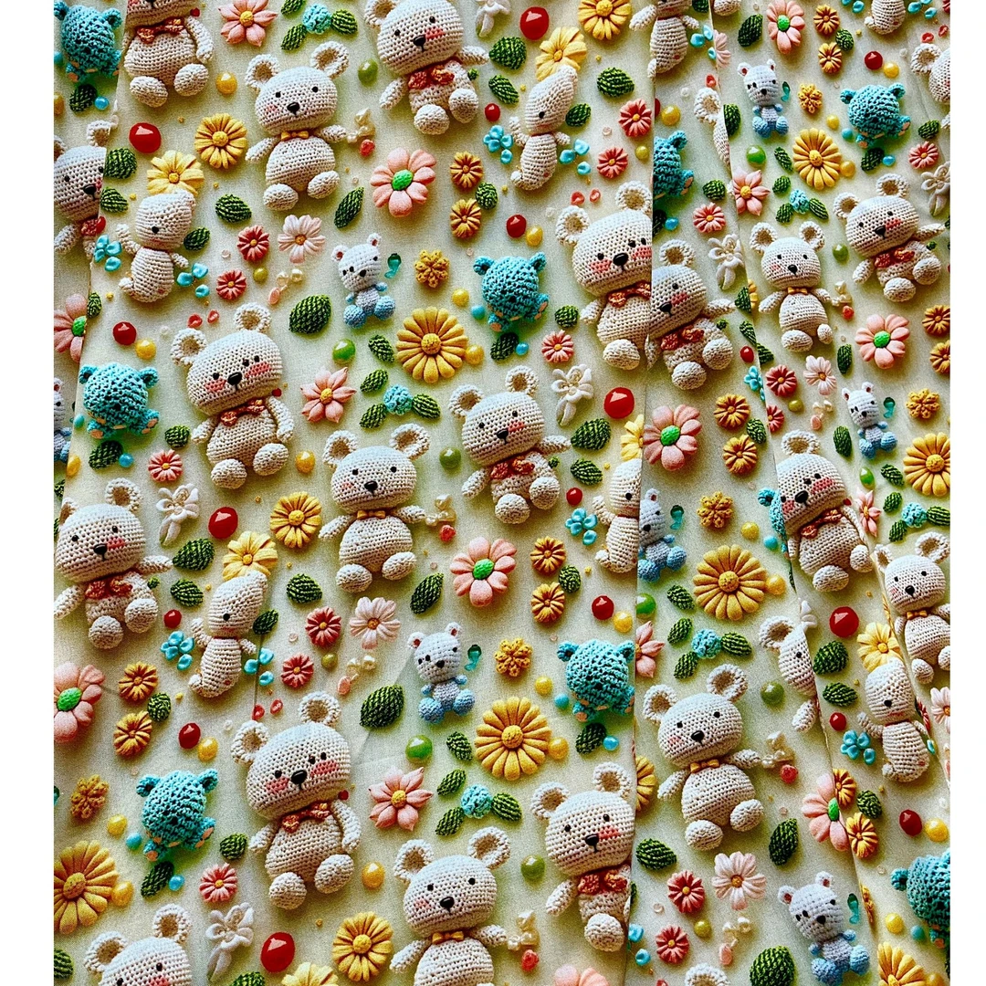 【2米包邮】5D数码印花彩云缎绵绸1门幅145-150【不支持七天无理由】