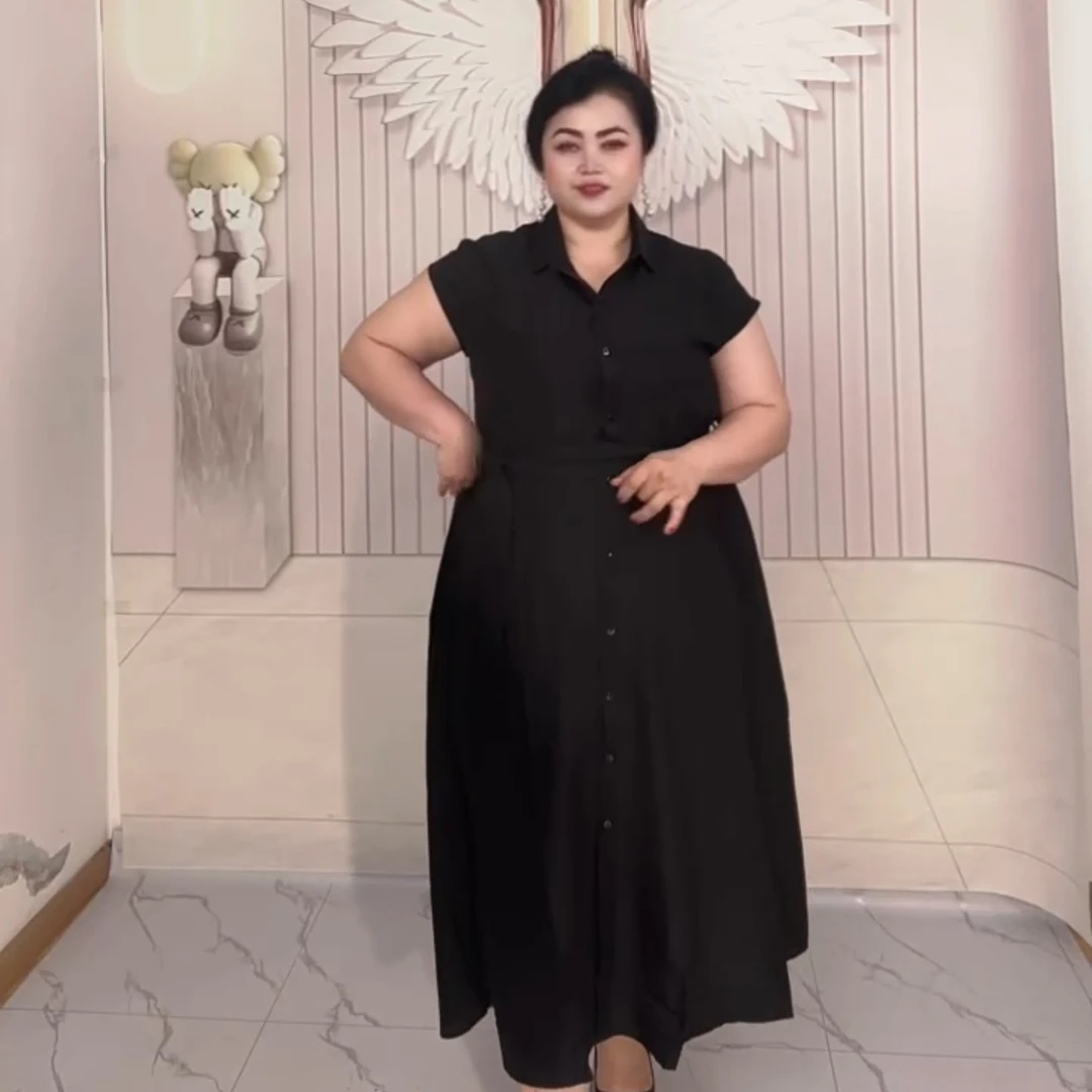 胖美女大码女装大码连衣裙