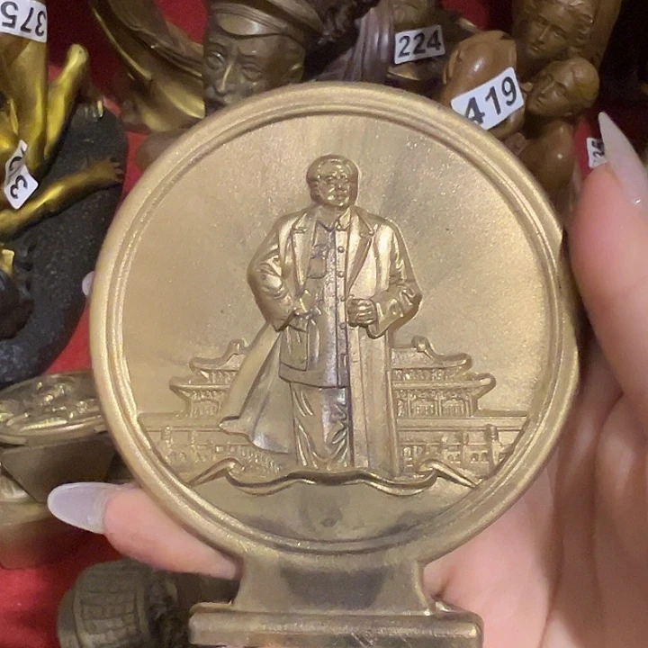 黄铜摆件，文房工艺品摆件