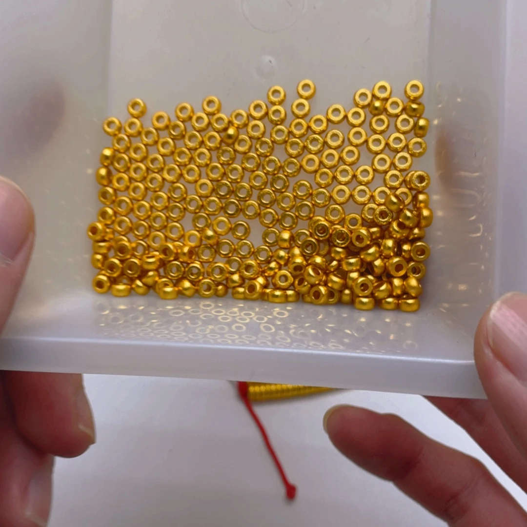 锆石铜合金加厚算盘珠5mm10颗