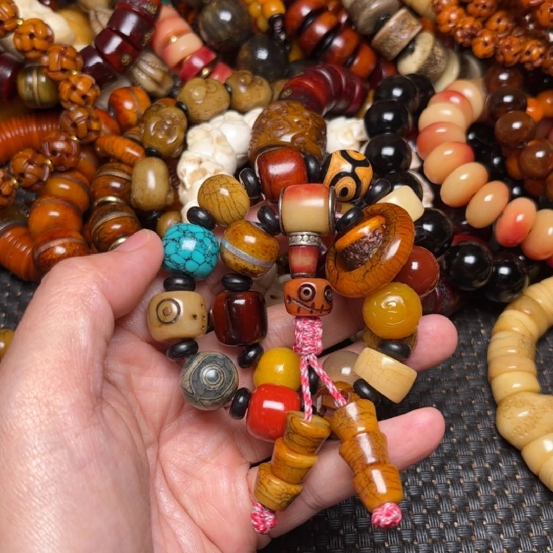 【闪购商品】牛骨手串/手链牛骨14×18籽手持