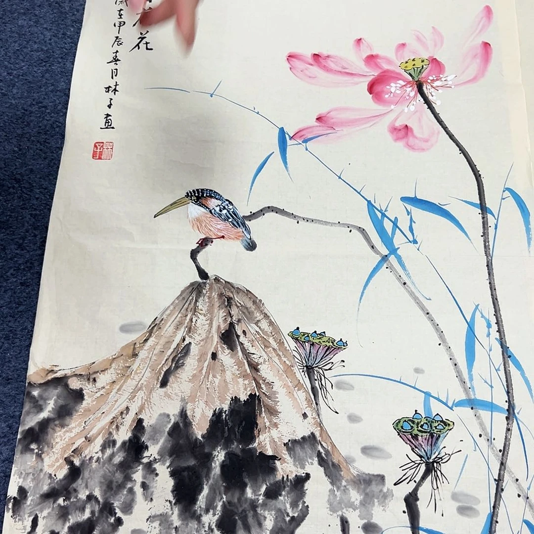 国画宣纸国画纯手绘作品