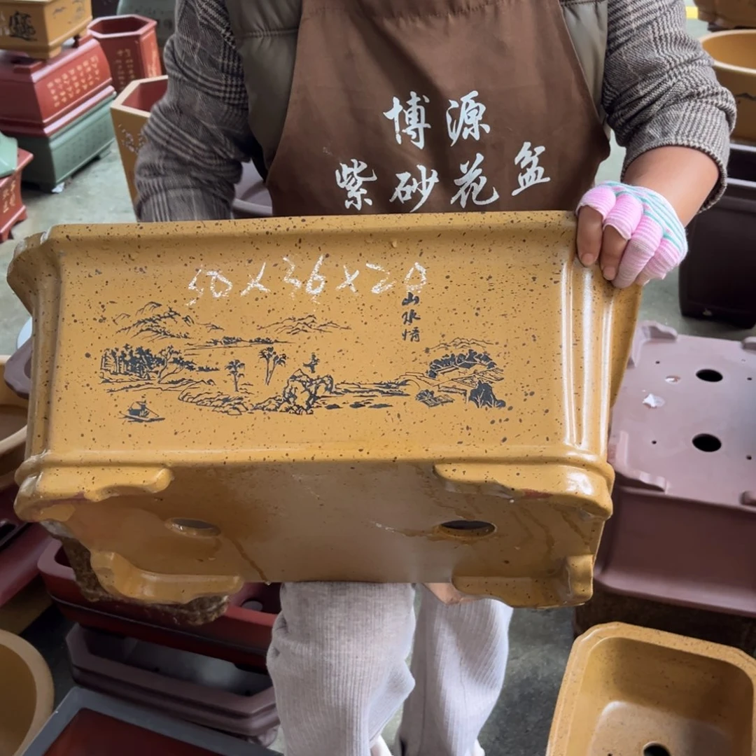 紫砂花盆盆景艺术