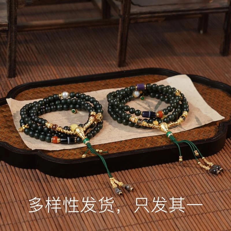 【香掌柜】和田玉特细塔青子项链（多样性发货，发一件）