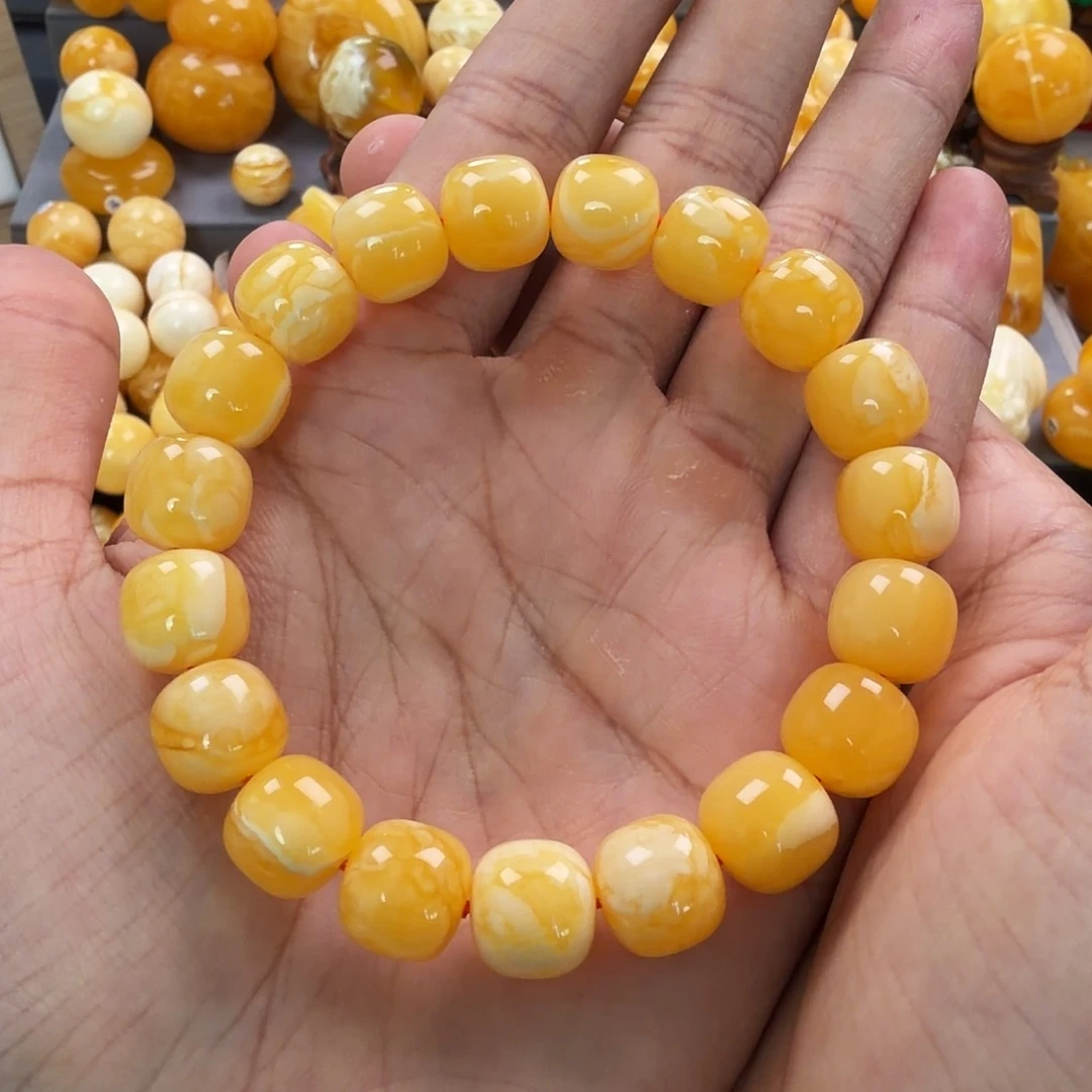 琥珀未镶嵌珠宝奇石12mm同料