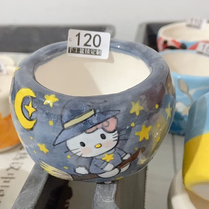 L**y大舅手工手绘盆120