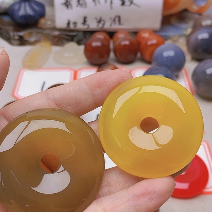 【闪购商品】未镶嵌玛瑙/玉髓珠宝半成品田*生