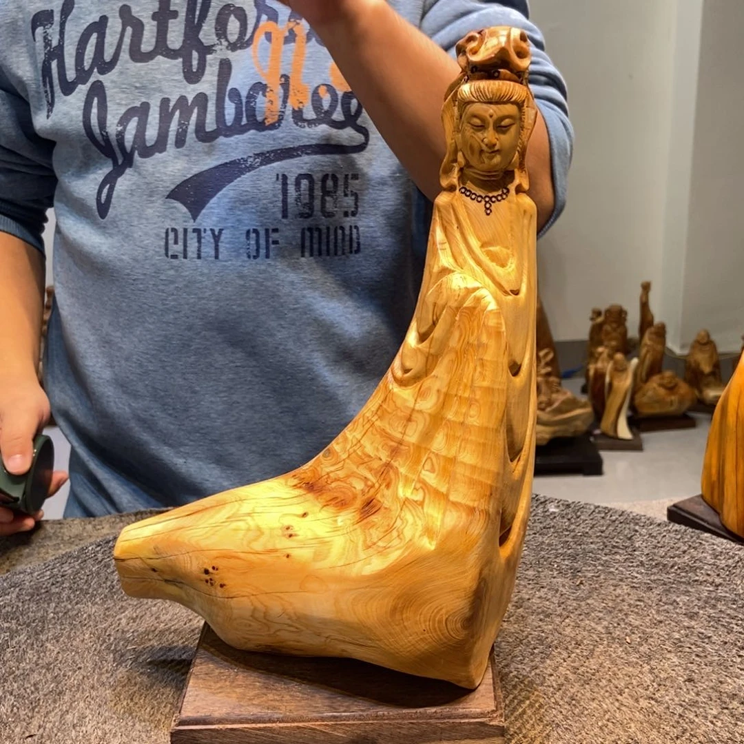 柏木（崖柏）太行崖柏根雕摆件