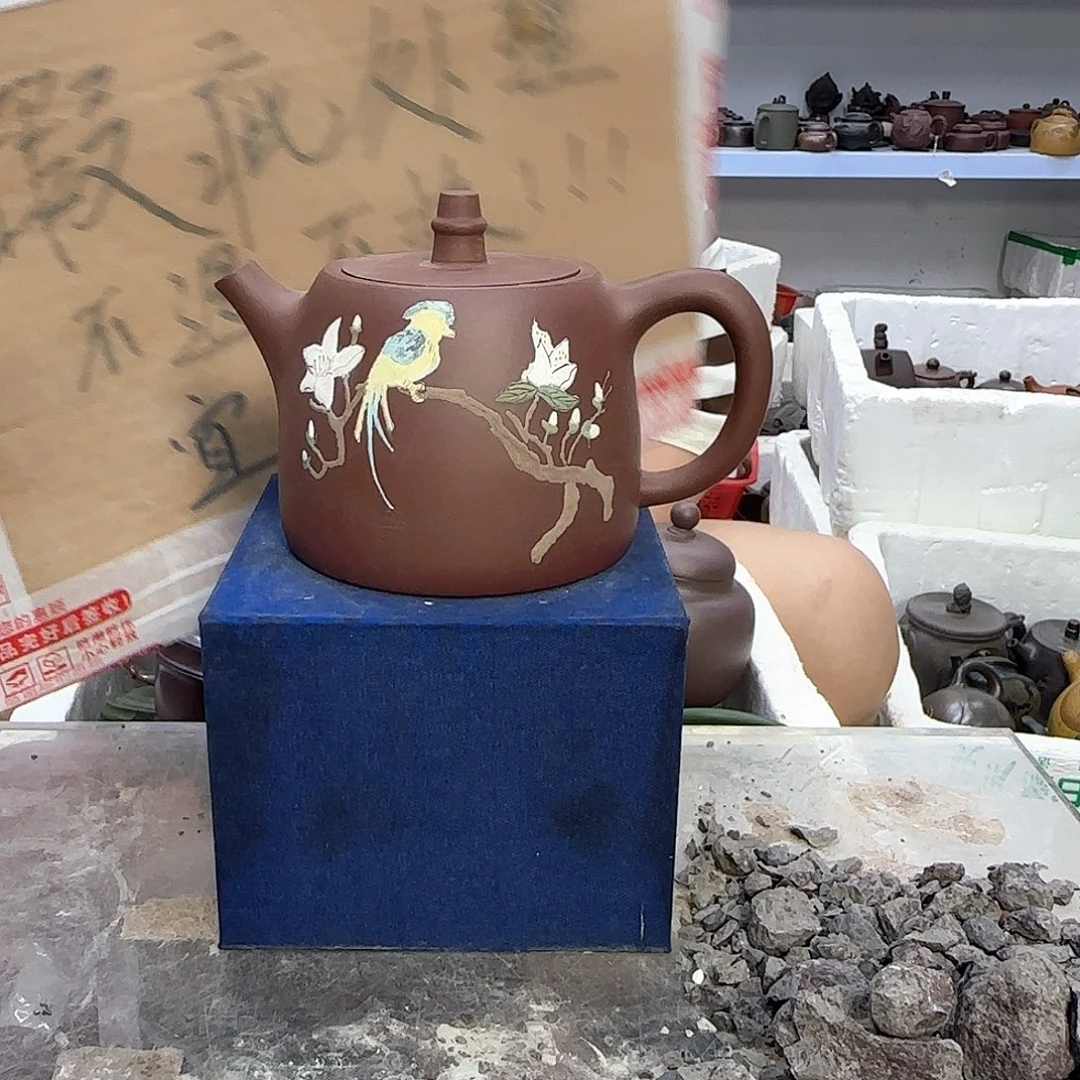 茶壶紫砂宜兴紫砂壶瑕疵处理