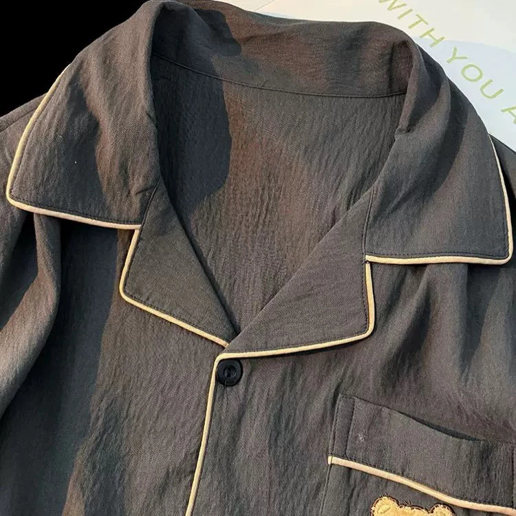 K开头男士夏季云朵棉薄款可外穿睡衣家居服