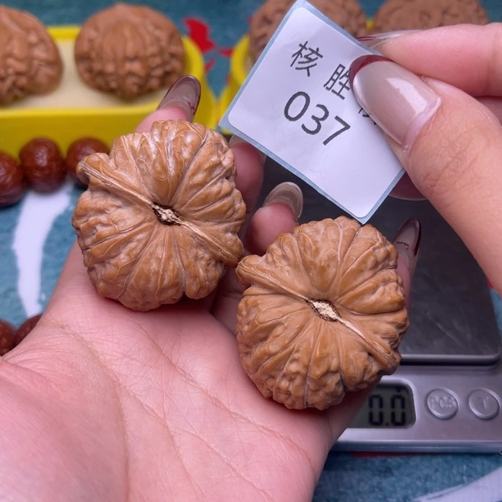 文玩核桃把件南瓜墩43.037