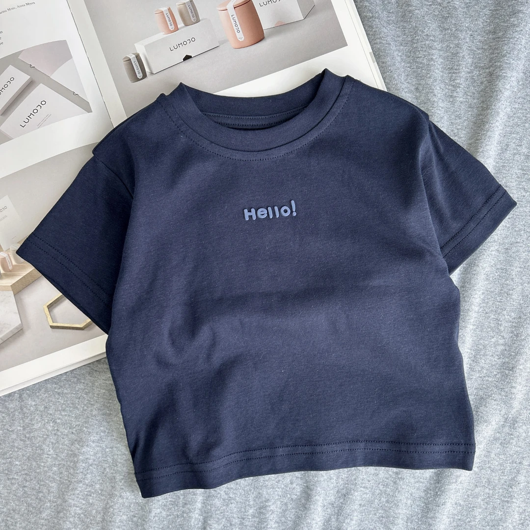 【卡通短袖T恤 小乐妈咪】婴儿装男女童T恤休闲宝宝短袖T打底衫E16