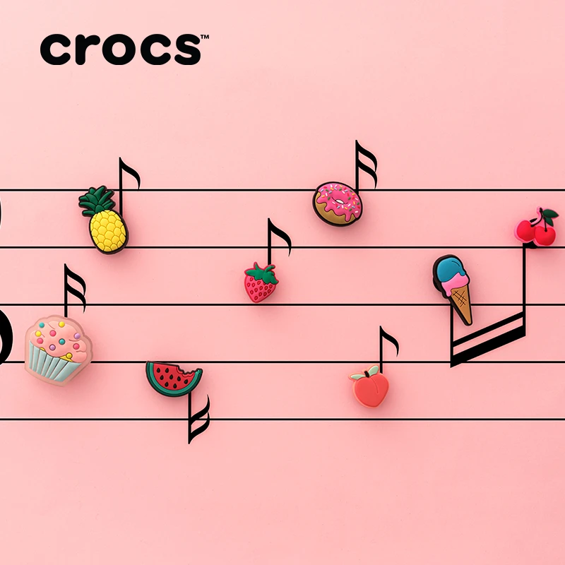 CROCS/卡骆驰【智必星可口美食】畅销款可爱配件洞洞鞋花百搭DIY