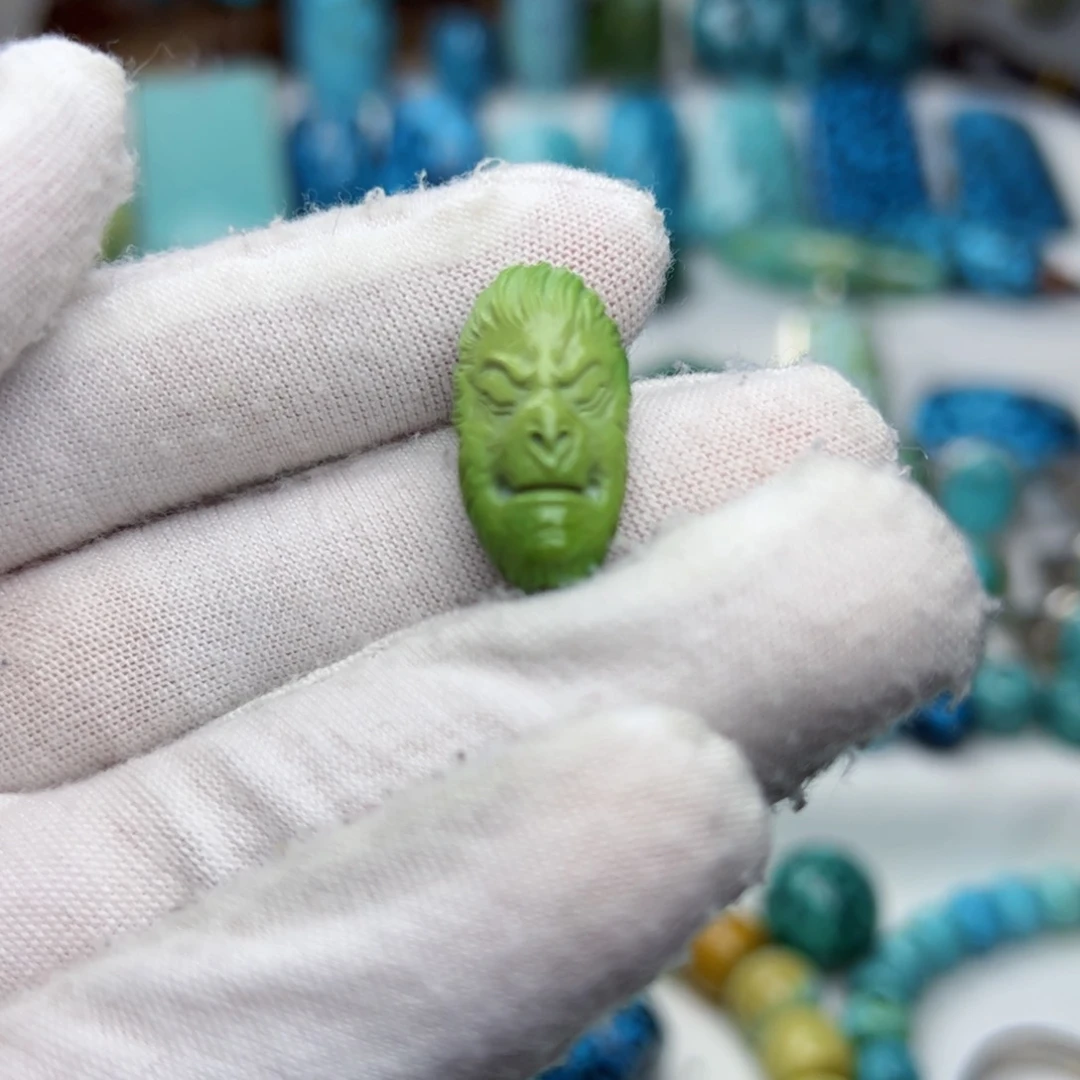 绿松石珠宝奇石未镶嵌