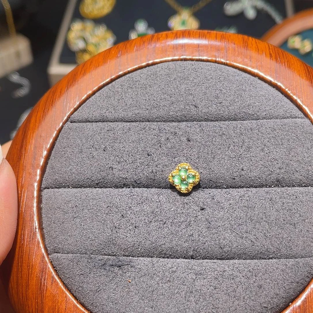 翡翠银S925镶嵌颈饰