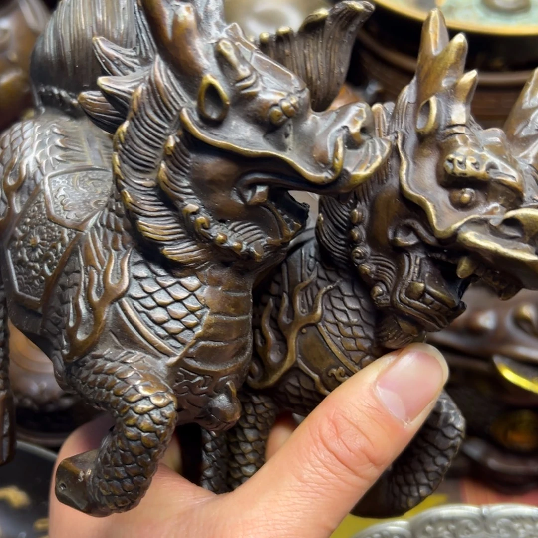 铜摆件欢迎欢迎你